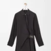 Abito chemisier in cotone Nero Abito chemisier in cotone Nero