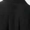 Abito chemisier in seta Nero