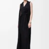 Abito flamenco in seta Nero