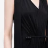 Abito flamenco in seta Nero
