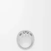 Anello con sigillo Anagram Bombé in argento sterling Argento Anello con sigillo Anagram Bombé in argento sterling Argento