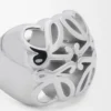 Anello con sigillo Anagram Bombé in argento sterling Argento Anello con sigillo Anagram Bombé in argento sterling Argento