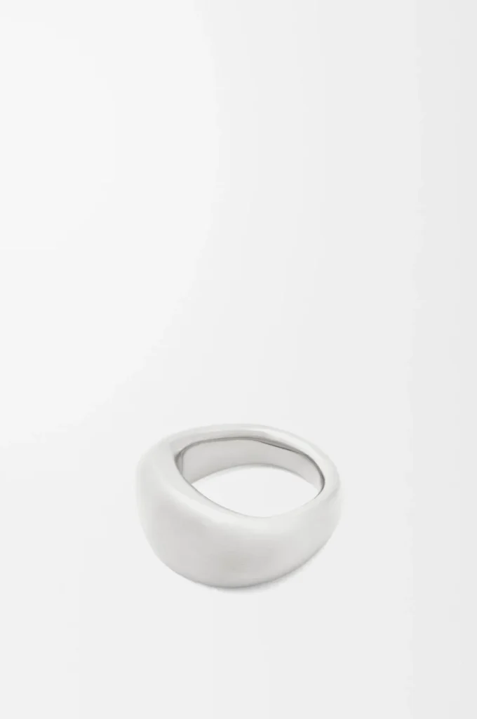 Anello con sigillo in argento sterling Argento