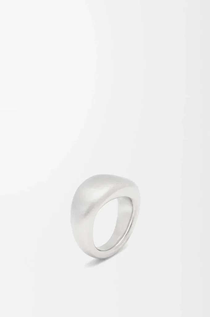 Anello con sigillo in argento sterling Argento