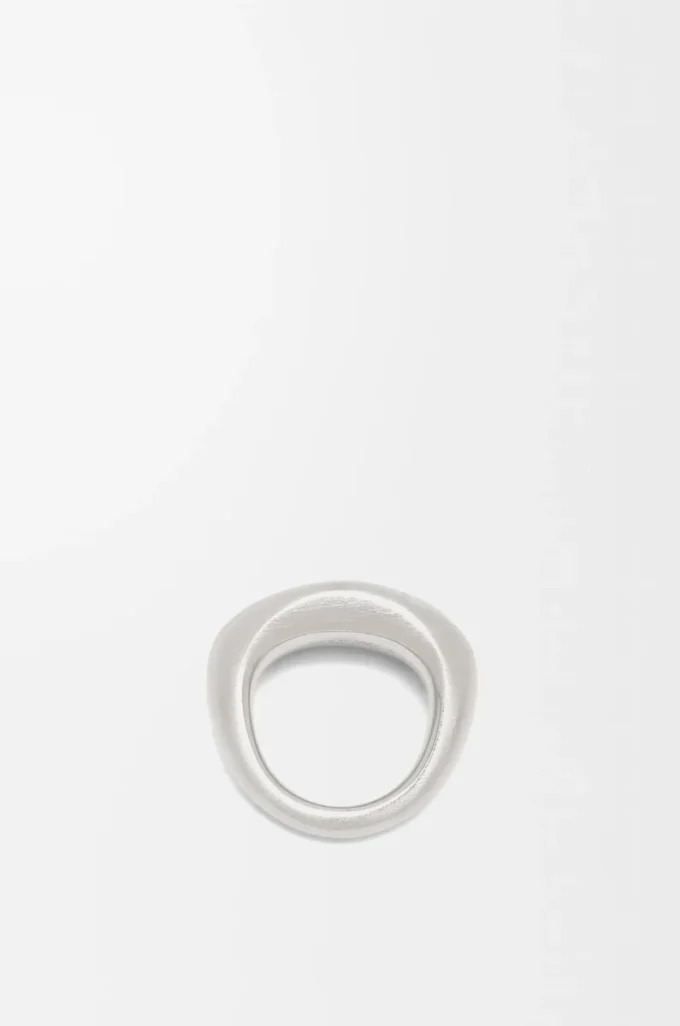 Anello con sigillo in argento sterling Argento