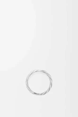 Anello intrecciato in argento sterling Argento