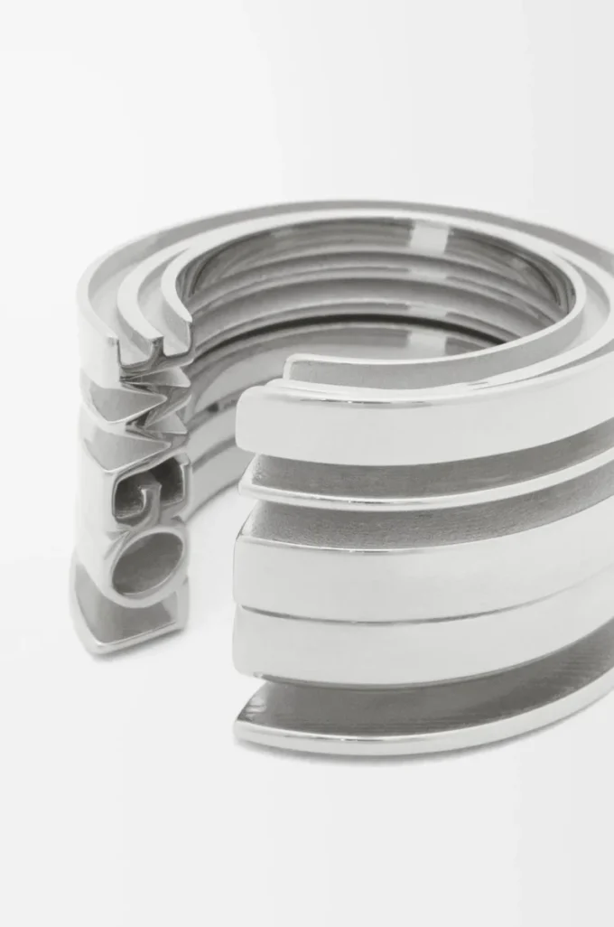 Anello LOEWE Graphic in argento sterling Argento Anello LOEWE Graphic in argento sterling Argento