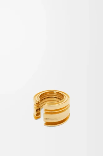 Anello LOEWE Graphic in argento sterling Oro