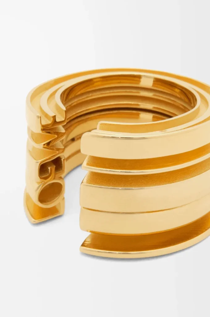 Anello LOEWE Graphic in argento sterling Oro