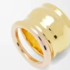 Anello Nappa Knot in argento sterling Oro/Oro rosa