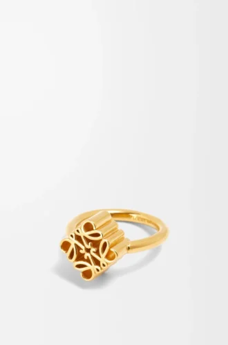 Anello singolo Anagram in argento sterling Oro