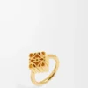 Anello singolo Anagram in argento sterling Oro Anello singolo Anagram in argento sterling Oro