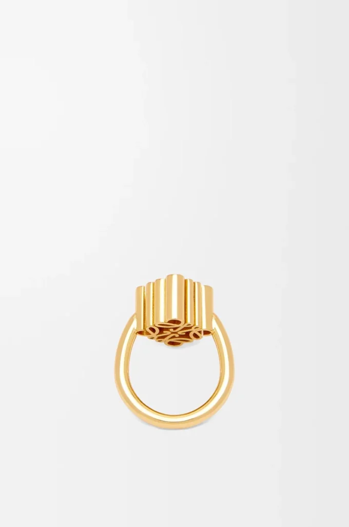 Anello singolo Anagram in argento sterling Oro Anello singolo Anagram in argento sterling Oro