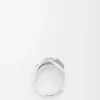 Anello sovrapposto in argento sterling e smalto Argento/Blu Anello sovrapposto in argento sterling e smalto Argento/Blu