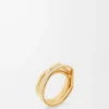 Anello sovrapposto in argento sterling e smalto Oro/Avorio Anello sovrapposto in argento sterling e smalto Oro/Avorio
