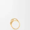 Anello sovrapposto in argento sterling Oro Anello sovrapposto in argento sterling Oro