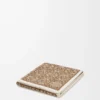 Asciugamano Anagram in cotone Beige Asciugamano Anagram in cotone Beige