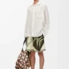 Asciugamano in cotone marrone/beige Asciugamano in cotone marrone/beige
