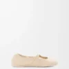 Ballerina Pebble Soft in pelle di agnello nappa color Dough Ballerina Pebble Soft in pelle di agnello nappa color Dough