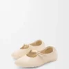 Ballerina Pebble Soft in pelle di agnello nappa color Dough Ballerina Pebble Soft in pelle di agnello nappa color Dough