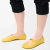 Ballerina Pebble Soft in pelle di agnello nappa Dandelion Ballerina Pebble Soft in pelle di agnello nappa Dandelion
