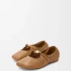 Ballerina Pebble Soft in pelle di agnello nappa Oak Ballerina Pebble Soft in pelle di agnello nappa Oak