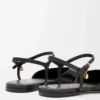 Ballerine con cinturino alla caviglia in pelle di agnello Black Ballerine con cinturino alla caviglia in pelle di agnello Black