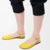 Ballerine con cinturino alla caviglia in pelle di agnello Dandelion Ballerine con cinturino alla caviglia in pelle di agnello Dandelion
