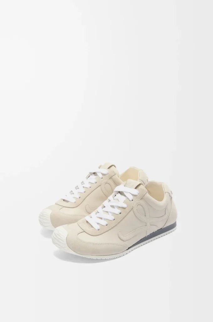Ballet Runner 2.0 in morbida pelle di vitello Bianco