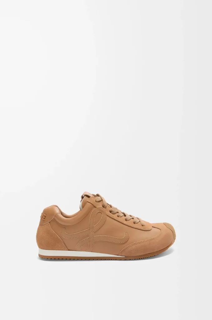 Ballet Runner 2.0 in morbida pelle di vitello Cinnamon