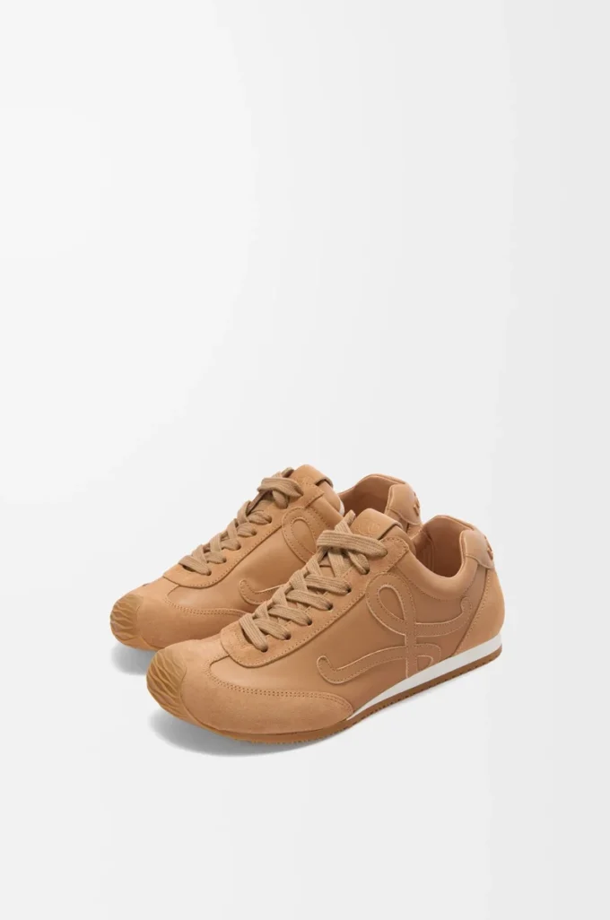 Ballet Runner 2.0 in morbida pelle di vitello Cinnamon