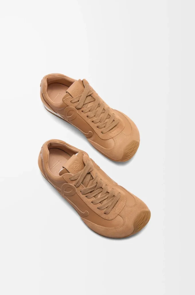 Ballet Runner 2.0 in morbida pelle di vitello Cinnamon