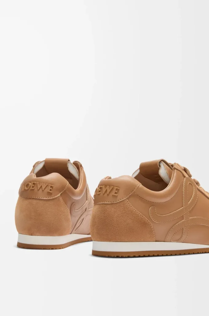 Ballet Runner 2.0 in morbida pelle di vitello Cinnamon