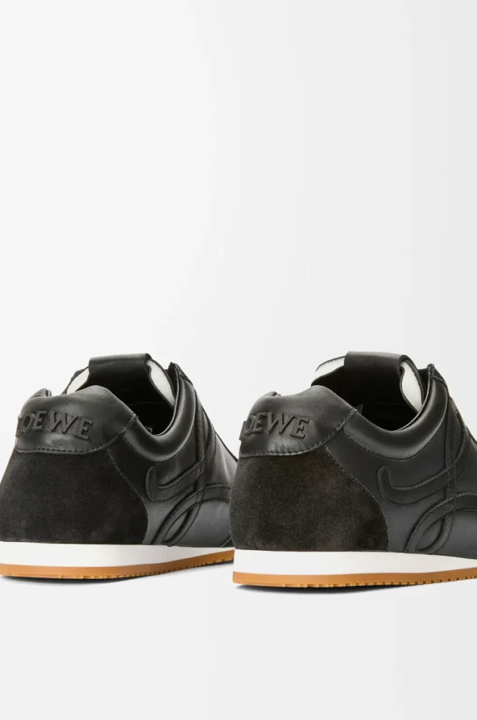 Ballet Runner 2.0 in morbida pelle di vitello Nero