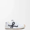 Ballet Runner 2.0 in nylon e pelle di vitello Bianco/Nero