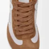 Ballet Runner 2.0 in nylon e pelle di vitello Grigio/Bianco/Marrone chiaro Ballet Runner 2.0 in nylon e pelle di vitello Grigio/Bianco/Marrone chiaro
