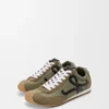 Ballet Runner 2.0 in nylon e pelle di vitello Kaki chiaro/Nero/Bianco Ballet Runner 2.0 in nylon e pelle di vitello Kaki chiaro/Nero/Bianco