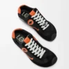 Ballet Runner 2.0 in nylon e pelle di vitello Nero/Arancione/Verde chiaro Ballet Runner 2.0 in nylon e pelle di vitello Nero/Arancione/Verde chiaro