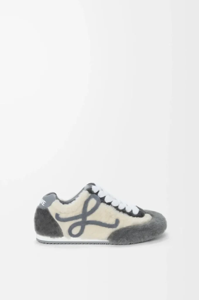 Ballet Runner 2.0 in shearling Grigio Multitone Ballet Runner 2.0 in shearling Grigio Multitone