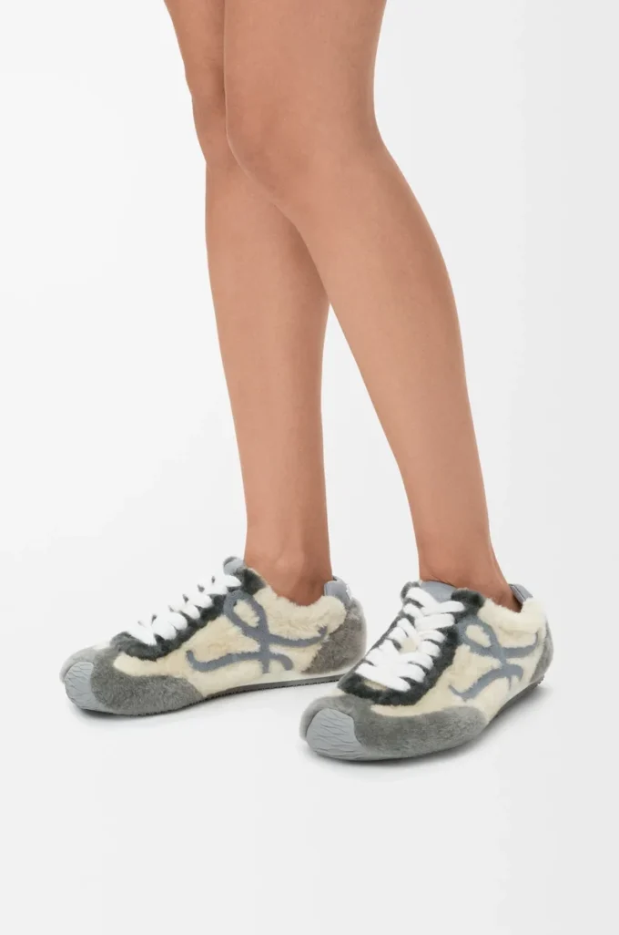 Ballet Runner 2.0 in shearling Grigio Multitone Ballet Runner 2.0 in shearling Grigio Multitone