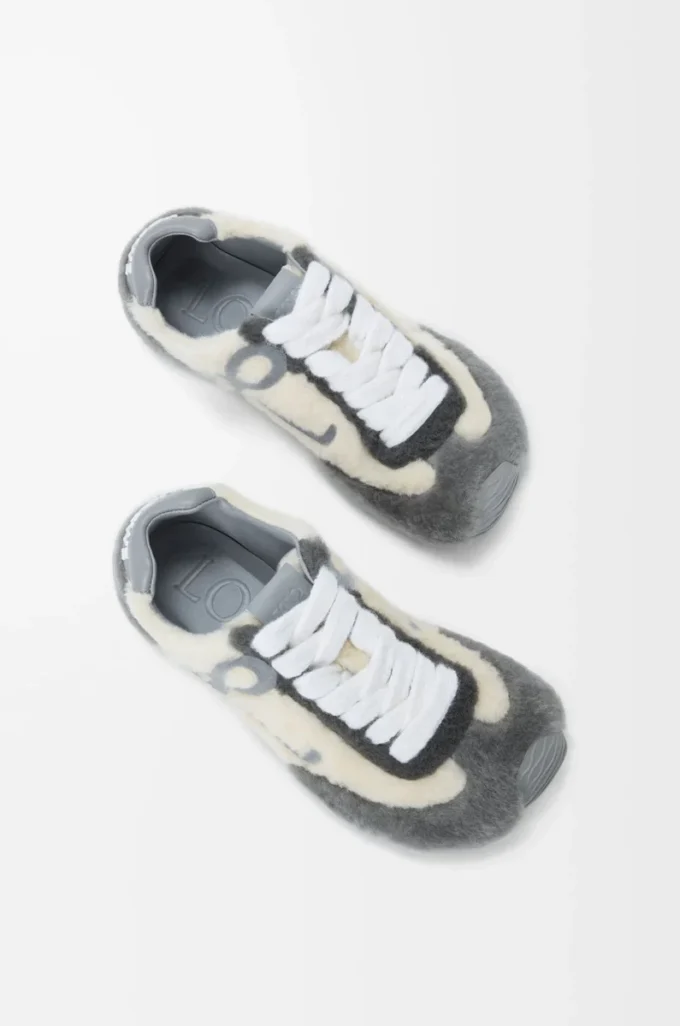 Ballet Runner 2.0 in shearling Grigio Multitone Ballet Runner 2.0 in shearling Grigio Multitone