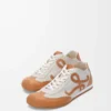 Ballet Runner 2.0 sfoderate in pelle di cervo e pelle di vitello conciata al vegetale Soft White/Tan