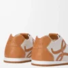 Ballet Runner 2.0 sfoderate in pelle di cervo e pelle di vitello conciata al vegetale Soft White/Tan