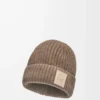Berretto in cashmere beige Berretto in cashmere beige