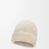 Berretto in cashmere beige chiaro Berretto in cashmere beige chiaro