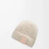 Berretto in cashmere beige chiaro Berretto in cashmere beige chiaro
