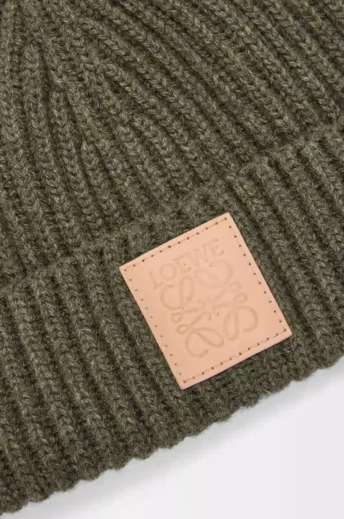 Berretto in cashmere Dark Khaki Berretto in cashmere Dark Khaki