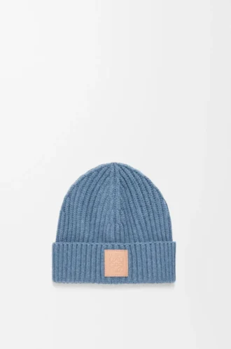 Berretto in cashmere Denim Blue