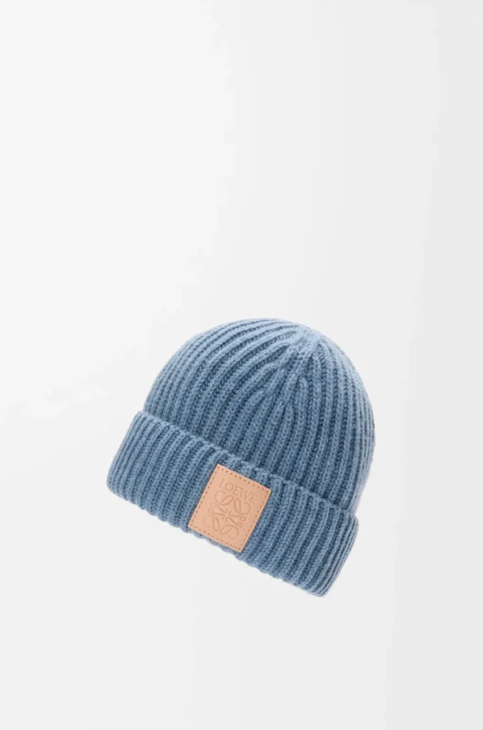 Berretto in cashmere Denim Blue Berretto in cashmere Denim Blue