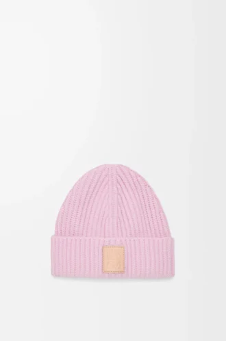 Berretto in cashmere Rosa chiaro